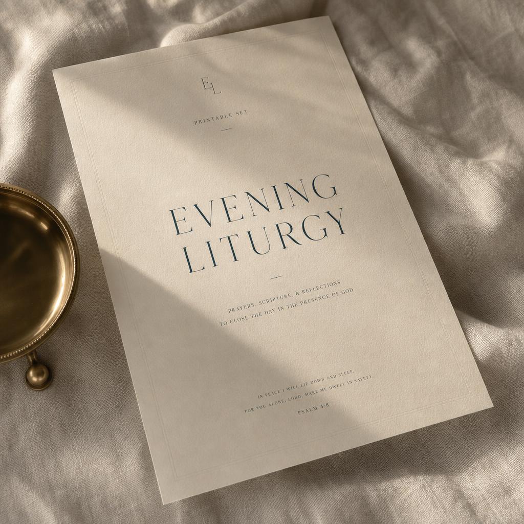 Evening Liturgy Printables