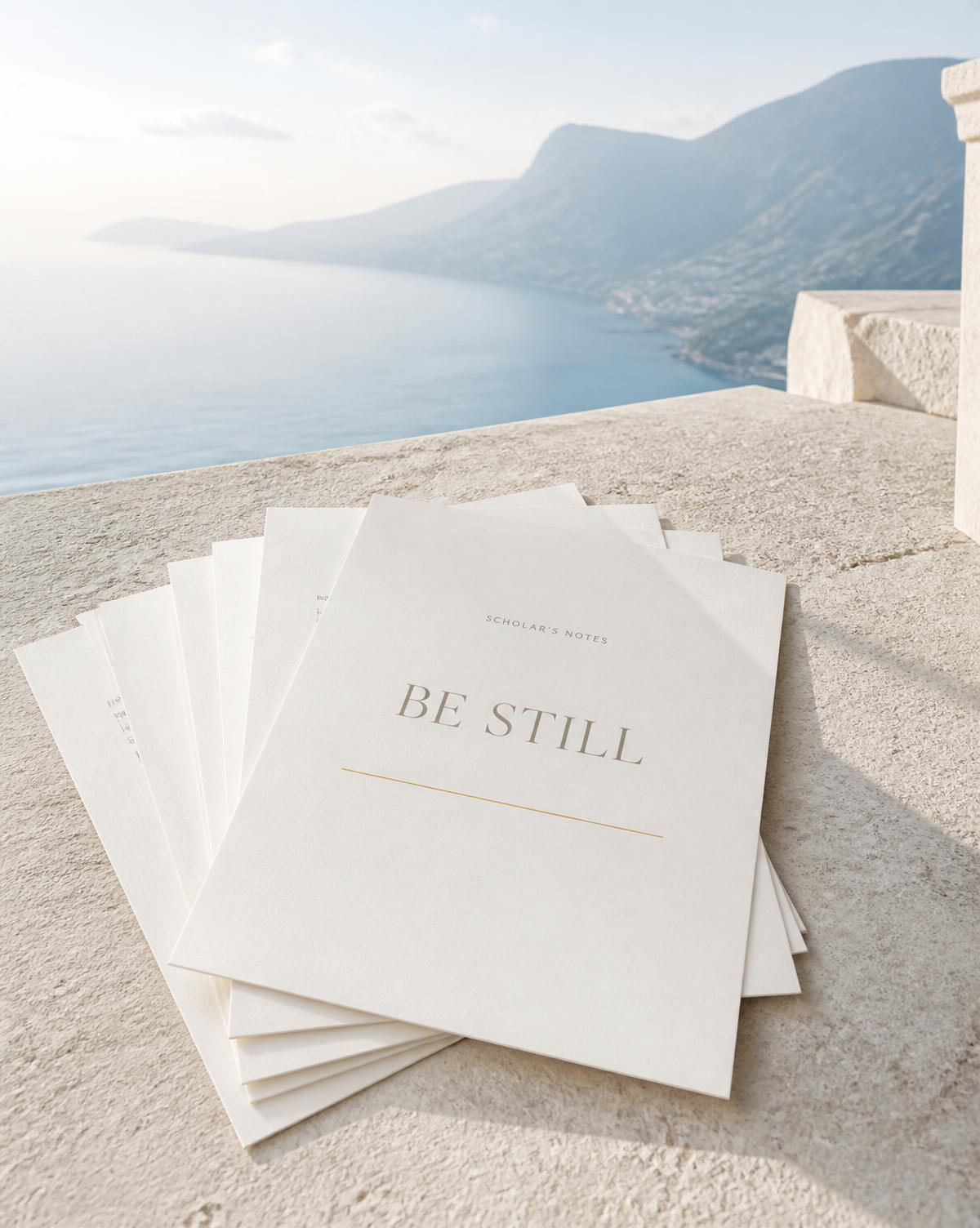Be Still Scholar's Notes
